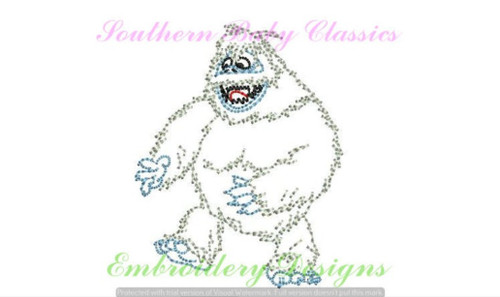 Snow Monster Vintage Stitch Machine Embroidery Character