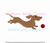 Dachshund Chasing Ball Machine Embroidery Design Dog Puppy Dogs