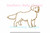 Golden Retriever Dog Vintage Quick Stitch Machine Embroidery Design One Color