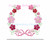 Flowers Floral Flower Heart Bow Monogram Frame Ribbon Girl Spring Baby Frames