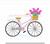 Bike with Flowers in Basket Machine Embroidery Design Tulips Bicycle Spring Summer Girl