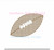 Football Artsy Chic Fill Machine Embroidery Design College Highschool Sports Footballs