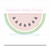 Watermelon Slice Quick Stitch Machine Embroidery Design Summer Stitching Vintage Sketchy