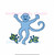 Preppy Abstract Monkey Fill Machine Embroidery Design Chinoiserie Decorating Towels