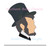 President Abe Lincoln Vintage Seed Stitch Applique Machine Embroidery Design Abraham