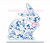 Chinoiserie Bunny Rabbit Machine Embroidery Design Easter Spring Preppy Floral Bow