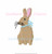 Bunny Rabbit Mini Fill Machine Embroidery Design Easter Spring Bow Boy Girl Baby