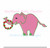 Christmas Elephant Wreath Mini Fill Machine Embroidery Design Preppy Girl Cocktail