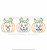 Jack O Lantern Pumpkin Trio Vintage Stitch Machine Embroidery Design Halloween Boy Girl Cute