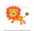 Cute Lion Mini Fill Machine Embroidery Design Zoo Baby Noah's Ark Shower