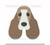 Hound Dog Mascot Hounddog Light Sketchy Fill Machine Embroidery Design Football Boy