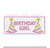 Birthday Girl Faux Smocking Smock Machine Embroidery Design Happy First Panel Applique