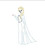 Ice Queen Froze Vintage Stitch Machine Embroidery Design Character