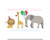 Zoo Safari Birthday Party Animals Birthday Machine Embroidery Design Lion Giraffe Elephant Jungle