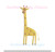 Giraffe Mini Fill Machine Embroidery Design Safari Jungle Zoo Jungle Animal