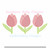 Tulip Spring Flower Flower Trio Light Sketchy Fill Machine Embroidery Design