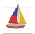 Sailboat Boat Mini Fill Machine Embroidery Design Summer Beach Preppy Boy Girl