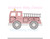 Firetruck Fire Truck Light Sketchy Fill Machine Embroidery Design Baby Boy Girl