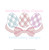 Gingham Easter Eggs Trio Egg Bow Light Sketchy Fill Spring Machine Embroidery Design