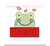 Frog Valentine Heart Name Plate Applique Light Sketchy Fill Boy Hearts Valentine's Day