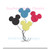 Mouse Boy Character Balloons Fill Machine Embroidery Design Balloon