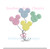 Mouse Balloons With Bow Fill Machine Embroidery Design Balloon Character