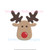 Santa Reindeer Head Christmas Mini Fill Machine Embroidery Design
