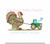 Big Thanksgiving Turkey Tractor Farm Light Sketchy Fill Machine Embroidery Design