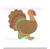 Turkey Thanksgiving Mini Fill Machine Embroidery Design Boy Girl