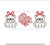 Bulldog Mascot Football Single Pom Poms Light Sketchy Fill Machine Embroidery Design