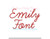 Emily Font Cursive Handwriting Handwritten Font Machine Embroidery Design Multiple Sizes