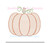 Light Fill Fall Pumpkin Autumn Quick Stitch Machine Embroidery Design