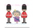 Queen and Guards Fill Machine Embroidery Design