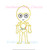 Space Star Gold Robot Vintage Stitch Machine Embroidery Design Character