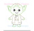 Green Star Master Vintage Stitch Machine Embroidery Design Character