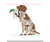 German Shorthaired Shorthair Pointer Dog with Duck Mini Fill Machine Embroidery Design Hunt