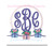 Presents Connected By Ribbon Birthday Rose Circle Monogram Frame Bonnet Machine Embroidery Design