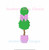 Topiary Tree Potted Preppy Bow Mini Fill Machine Embroidery Design