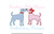 Puppy Love Applique Machine Embroidery Design Valentine's Day