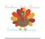 Turkey Cute Mini Fill Machine Embroidery Design Thanksgiving