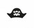 Pirate Hat Mini Fill Machine Embroidery Design Summer Boy