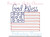 God Bless America American Flag Vintage Stitch Machine Embroidery Design Patriotic