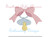 Pacifier Binky Bow Girl Light Sketchy Fill Machine Embroidery Design Baby Shower