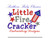 Little Firecracker Satin Applique Machine Embroidery Design