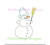 Snowman Vintage Stitch Machine Embroidery Christmas