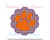 Scallop Cat Paw Applique Machine Embroidery Mascot Sports