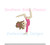 Handstand Gymnast Mini Fill Machine Embroidery Sports