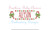 Christmas Candy Cane Dot Name Plate Frame Machine Embroidery Design