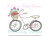 Vintage Bike Sketchy Flower Basket Summer Spring Machine Embroidery Design