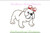 Bulldog Girl Vintage Stitch Machine Embroidery Mascot Sports